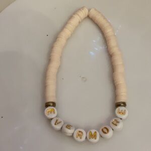 Beaded Bracelet with 'EVERMORE' Lettering